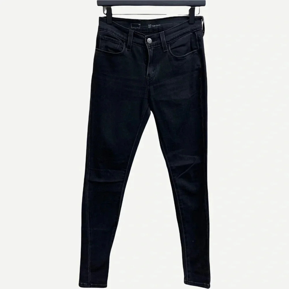 LEVI'S Black Super Skinny Jeans 27